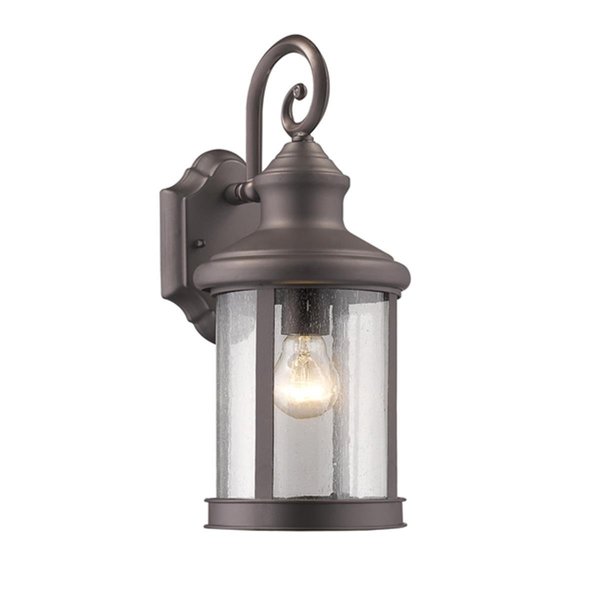 Supershine 16 in. Lighting Galahad Transitional 1 Light Rubbed Bronze Outdoor Wall Sconce - Oil Rubbed Bronze SU2542863